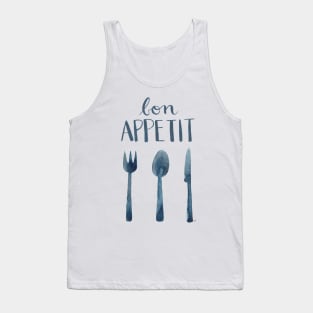 Bon Appetit - Teal Tank Top